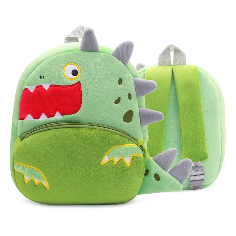 Kidslands® - Sac à Dos Enfant Peluche Animal – Sac Crèche & Maternelle Mixte Doux et Coloré
