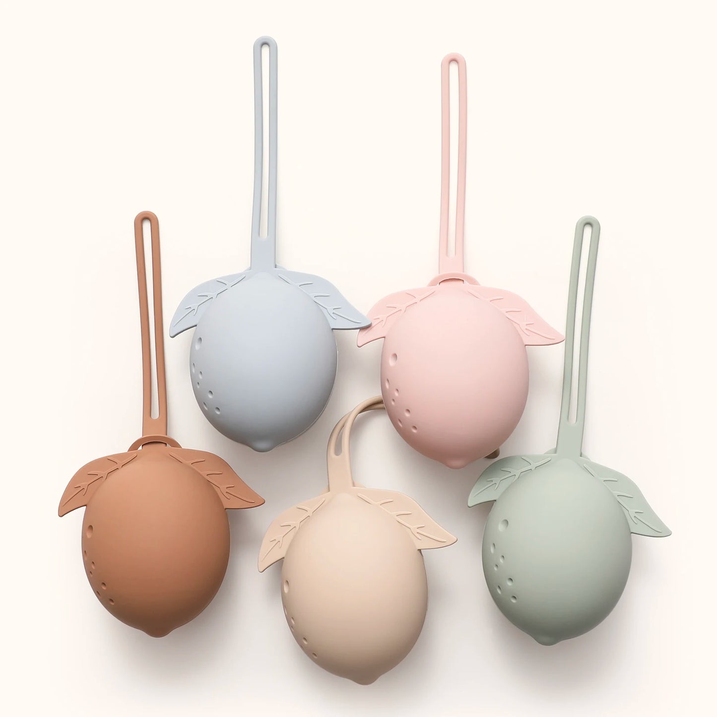 Kidslands® | Boîte de Rangement Tétine Bébé en Silicone – Sans BPA - Étui Portable Hygiénique Motif Citron