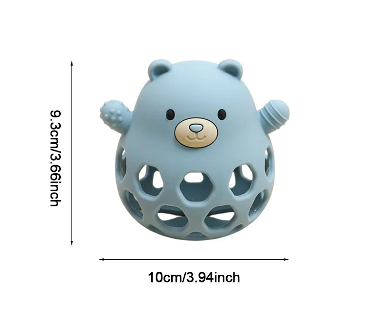 Kidslands® |Jouet de Dentition Bébé Silicone sans BPA – Facile à Tenir