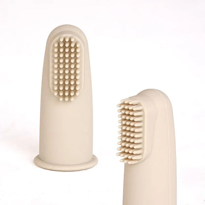 Kidslands® | Brosse à Dents Doigt Bébé Silicone Sans BPA – Set Hygiène Dentaire