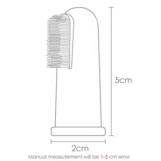Kidslands® | Brosse à Dents Doigt Bébé Silicone Sans BPA – Set Hygiène Dentaire