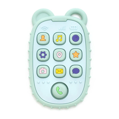 Kidslands® | Jouet de Dentition Bébé Forme Téléphone – Touches Pop-It - Silicone Souple sans BPA