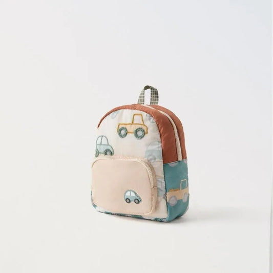 Kidslands® | Sac à Dos Enfant Voiture Brodée – Léger et Multifonction pour Maternelle, Crèche & Sorties