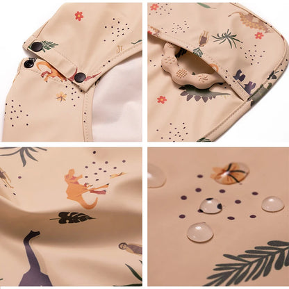 Kidslands® | Bavoir waterproof manches longues – Anti-taches