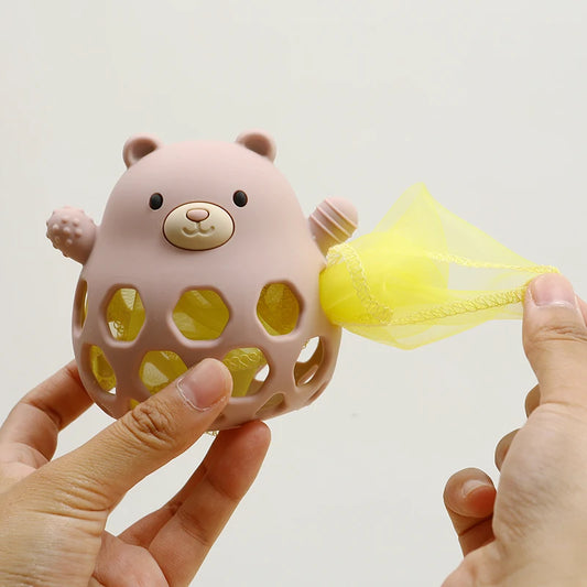 Kidslands® |Jouet de Dentition Bébé Silicone sans BPA – Facile à Tenir