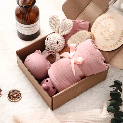 Kidslands® | Coffret Naissance Bébé – Set Cadeau - 7 pièces