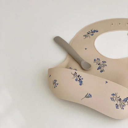 Kidslands® | Bavoir bébé en silicone souple – Minimaliste