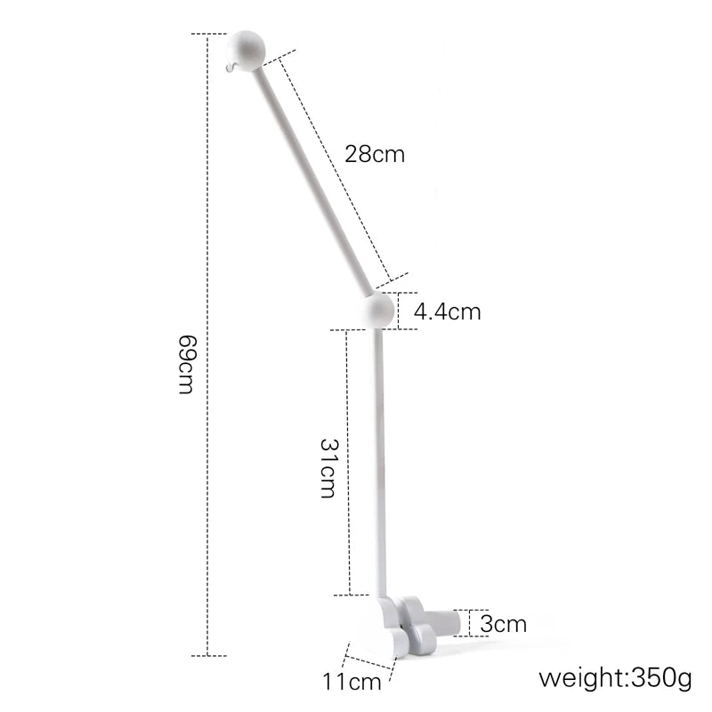 Kidslands®  – Mobile Bébé en Bois et Feutrine - Montgolfière Douce – Décoration Apaisante pour Lit ou Berceau
