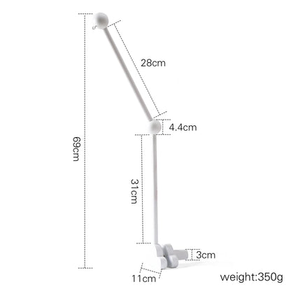 Kidslands®  – Mobile Bébé en Bois et Feutrine - Montgolfière Douce – Décoration Apaisante pour Lit ou Berceau