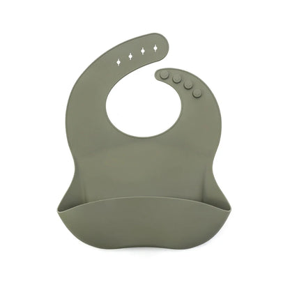 Kidslands® | Bavoir bébé en silicone souple – Minimaliste