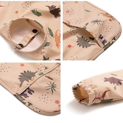 Kidslands® | Bavoir waterproof manches longues – Anti-taches