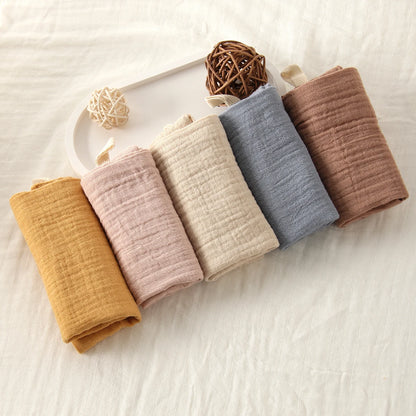 Kidslands® - Bébé - Lot de 5 carrés en Gaze de Coton | Douces, Absorbantes & Réutilisables