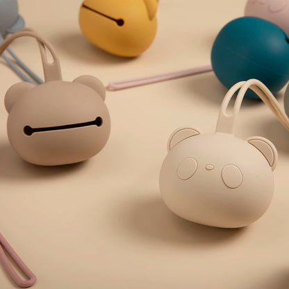 Kidslands® | Boîte porte-tétine en silicone alimentaire – Nomade & sans BPA