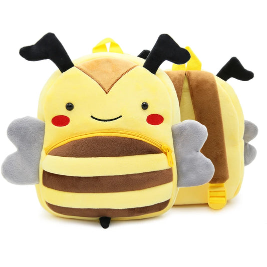Kidslands® - Sac à Dos Enfant Peluche Animal – Sac Crèche & Maternelle Mixte Doux et Coloré
