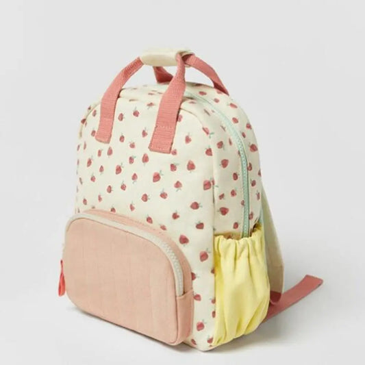 Kidslands® | Sac à Dos Enfant Fraise | Rentrée École Maternelle, Crèche - Léger