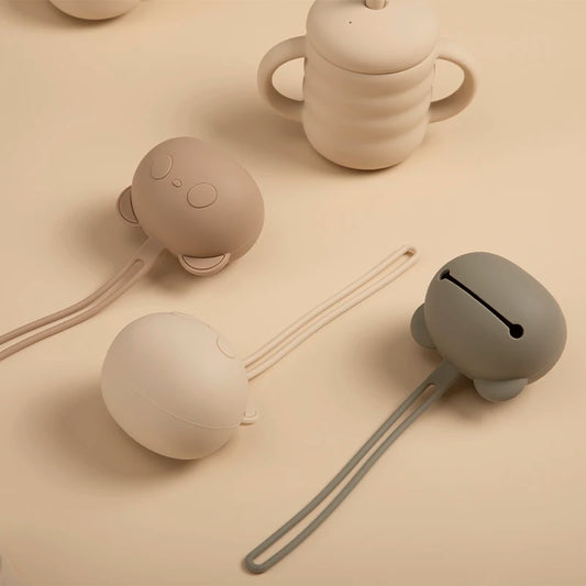 Kidslands® | Boîte porte-tétine en silicone alimentaire – Nomade & sans BPA