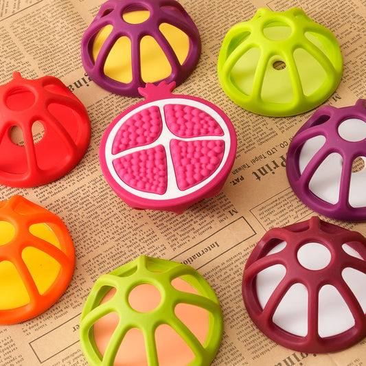 Kidslands® | Jouet de Dentition Bébé en Silicone - Forme Fruits & Légumes - Sans BPA