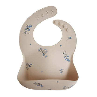 Kidslands® | Bavoir bébé en silicone souple – Minimaliste