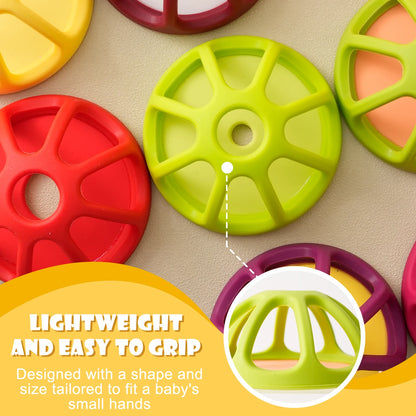 Kidslands® | Jouet de Dentition Bébé en Silicone - Forme Fruits & Légumes - Sans BPA