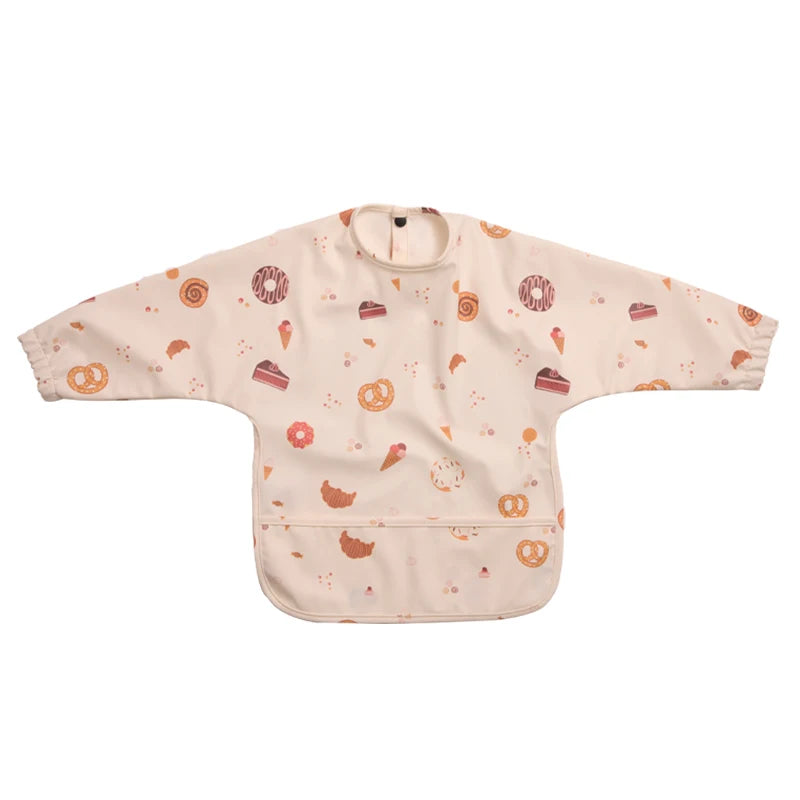 Kidslands® | Bavoir waterproof manches longues – Anti-taches