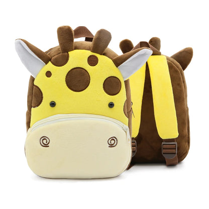 Kidslands® - Sac à Dos Enfant Peluche Animal – Sac Crèche & Maternelle Mixte Doux et Coloré