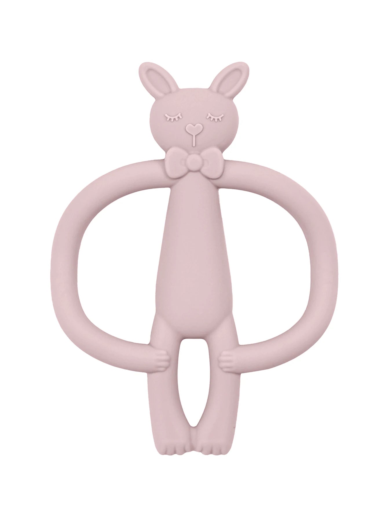 Kidslands® | Anneau de Dentition Silicone Bébé en Forme de Lapin – Sans BPA