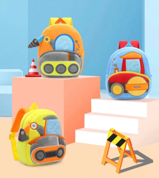 Kidslands® - Sac à Dos Enfant Motif Camion – Sac Maternelle Doux et Ludique - Sac Crèche