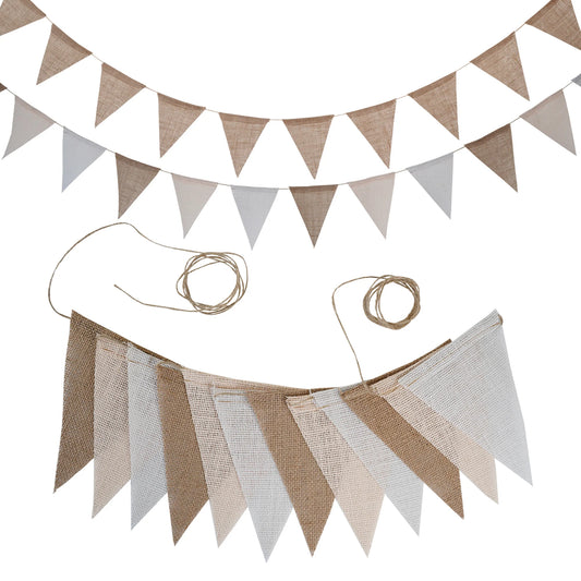 Kidslands® | Guirlande de Fanions – Déco Bohème Baby Shower & Anniversaire
