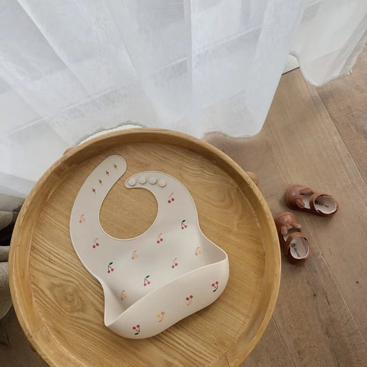 Kidslands® | Bavoir bébé en silicone souple – Minimaliste