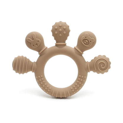Kidslands® | Anneau de dentition bébé en silicone alimentaire – Sans BPA