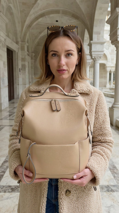 Kidslands® | Sac à Langer Elégant Multifonction Grande Capacité – Sac à Dos Maternité